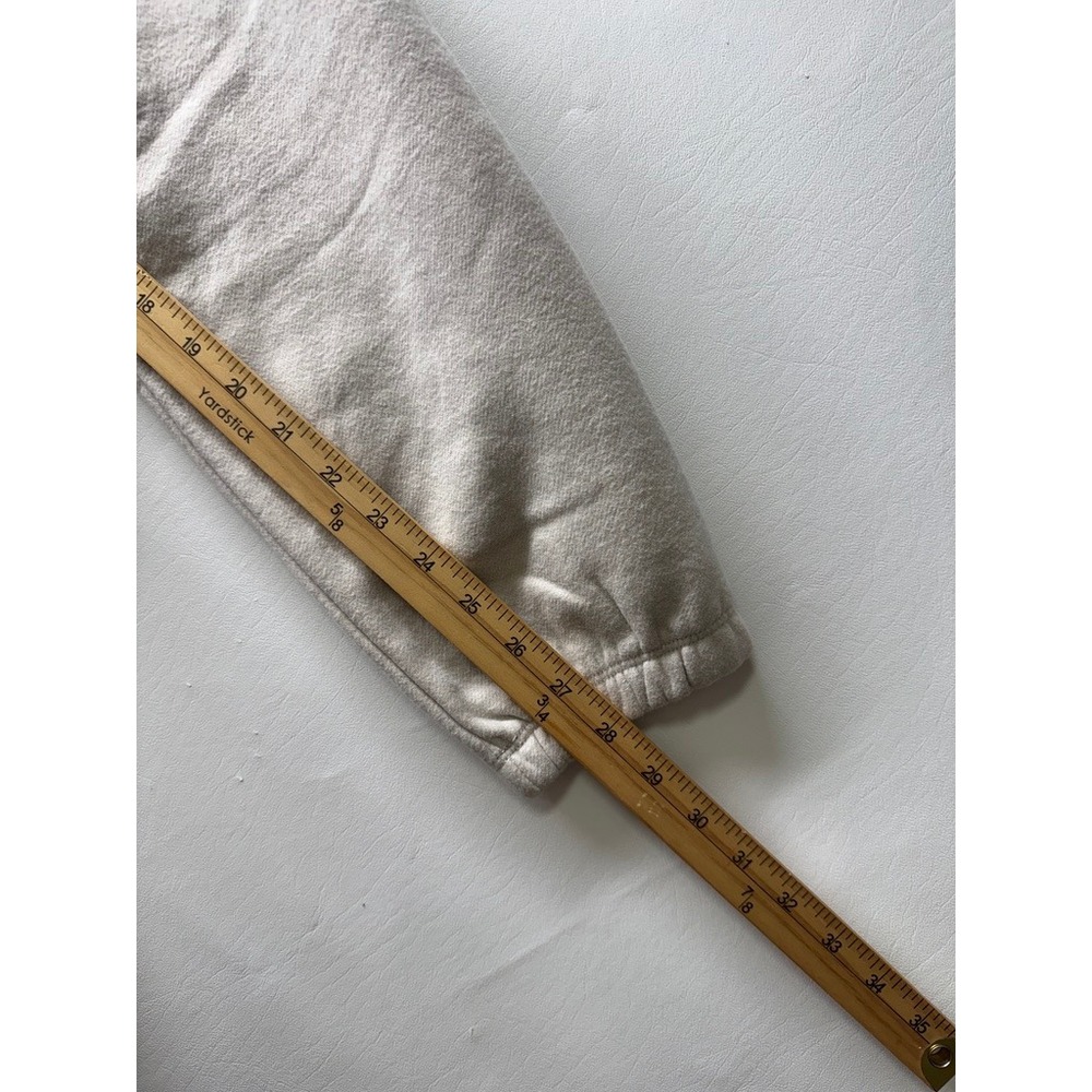 Calvin Klein Performance Joggers Women XS Beige Fleece Elastic Cinch Cuff - Picture 6 of 10